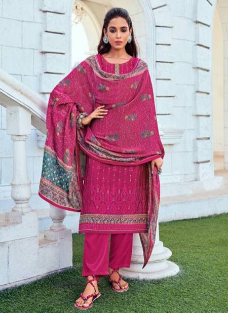 Pink Colour Nitya Pensri new Festive  Wear Designer Suit Collection 1001